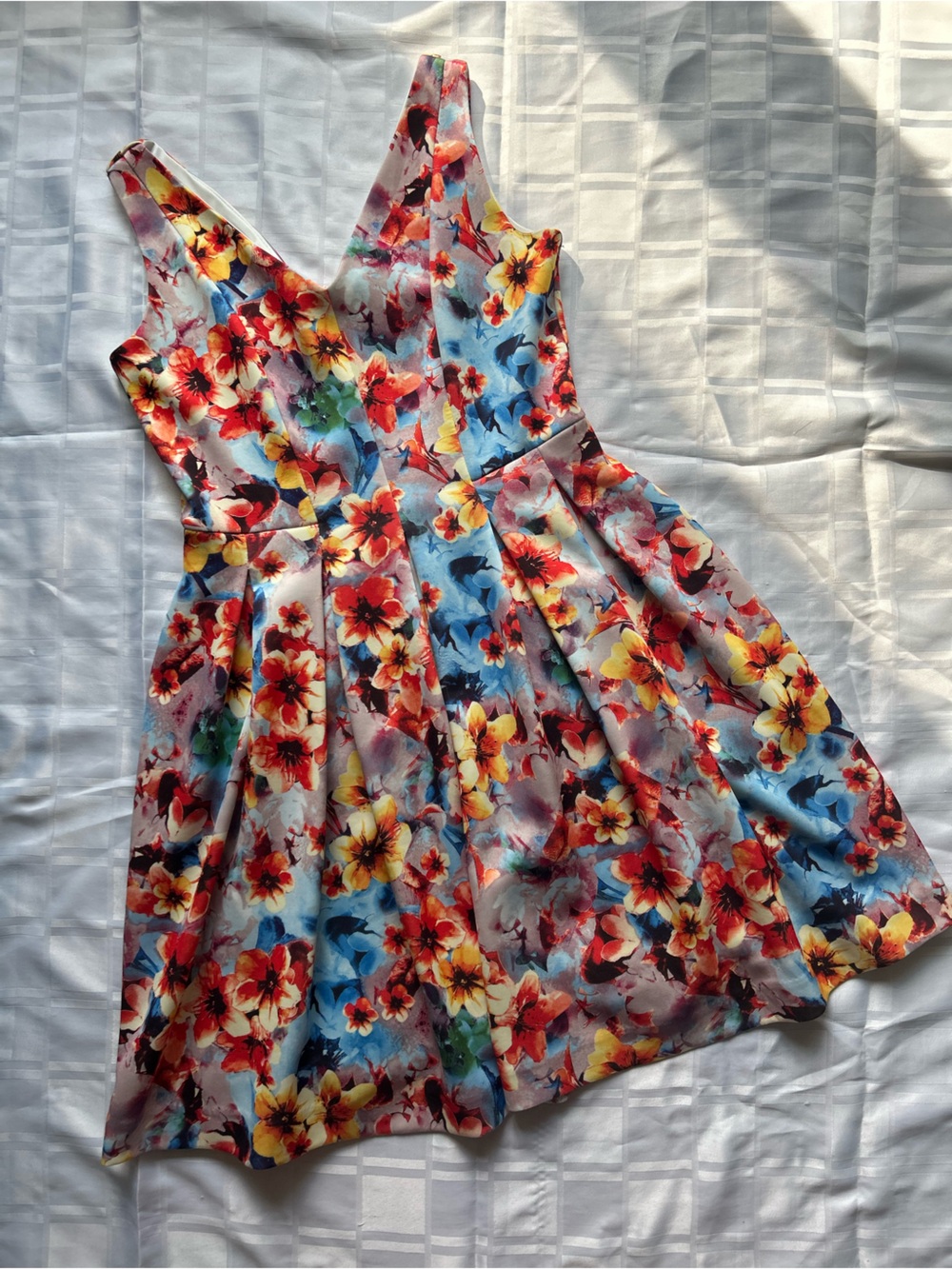 Betsy Johnson Floral Fit & Flare Dress